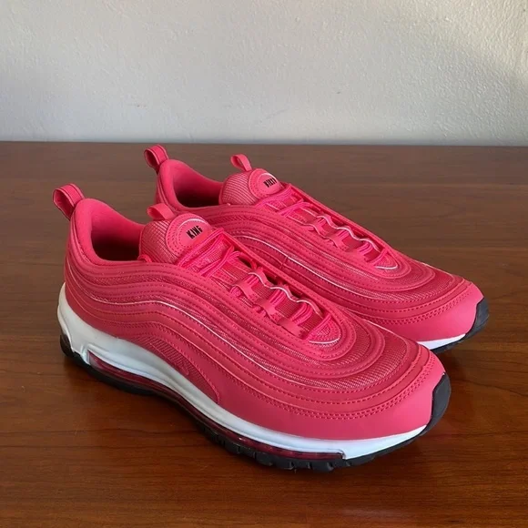 New Nike By You Men’s Air Max 97 Pink/Black DJ3181-991 Size 10.5 NWOB - Picture 2 of 5